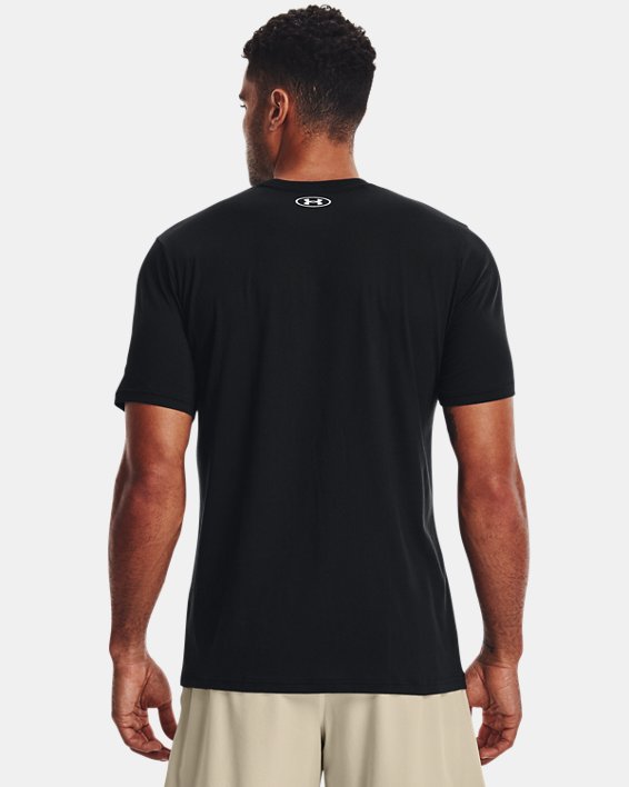 Men's Project Rock Iron Paradise Short Sleeve in Black image number 1